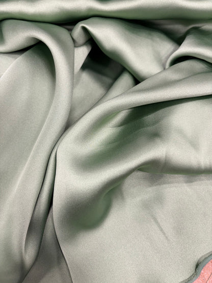 KELLY 012 dull satin stretch sauge green