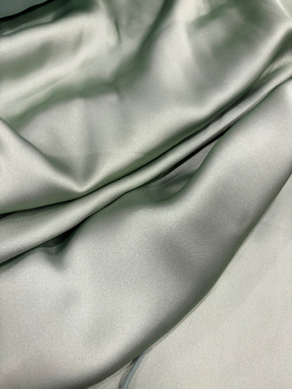 KELLY 012 dull satin stretch sauge green