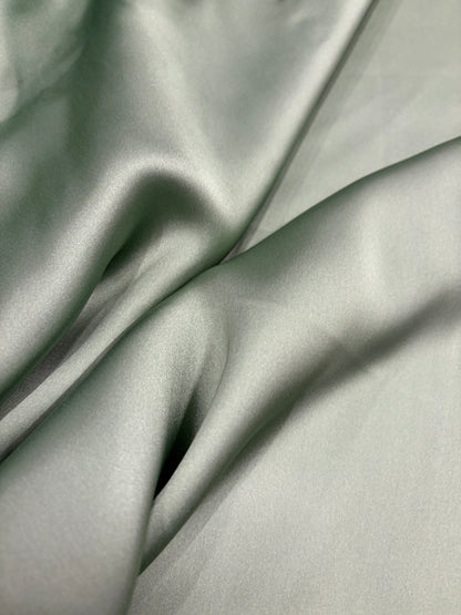 KELLY 012 dull satin stretch sauge green