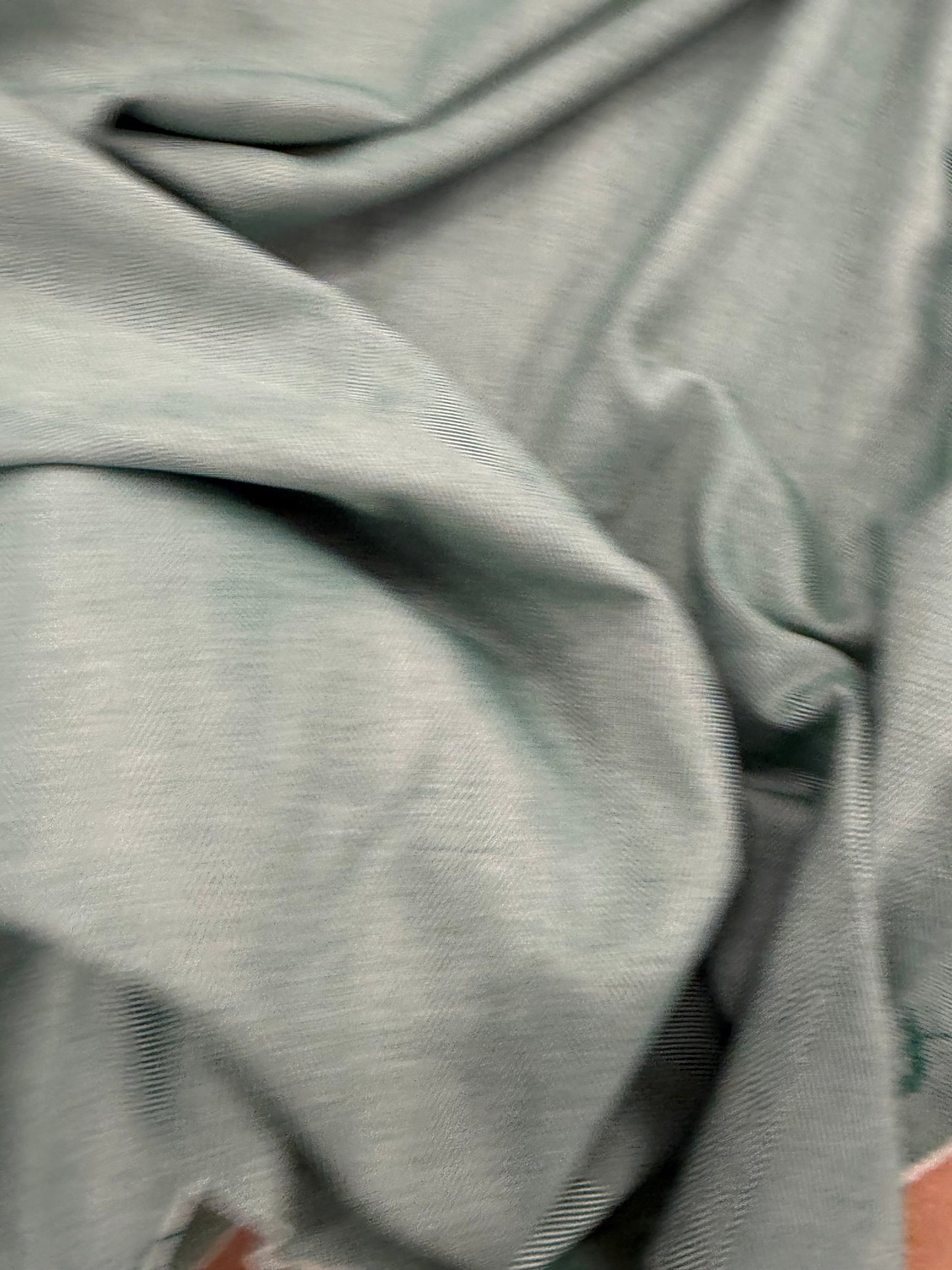 KELLY 013 green herringbone stretch fabric