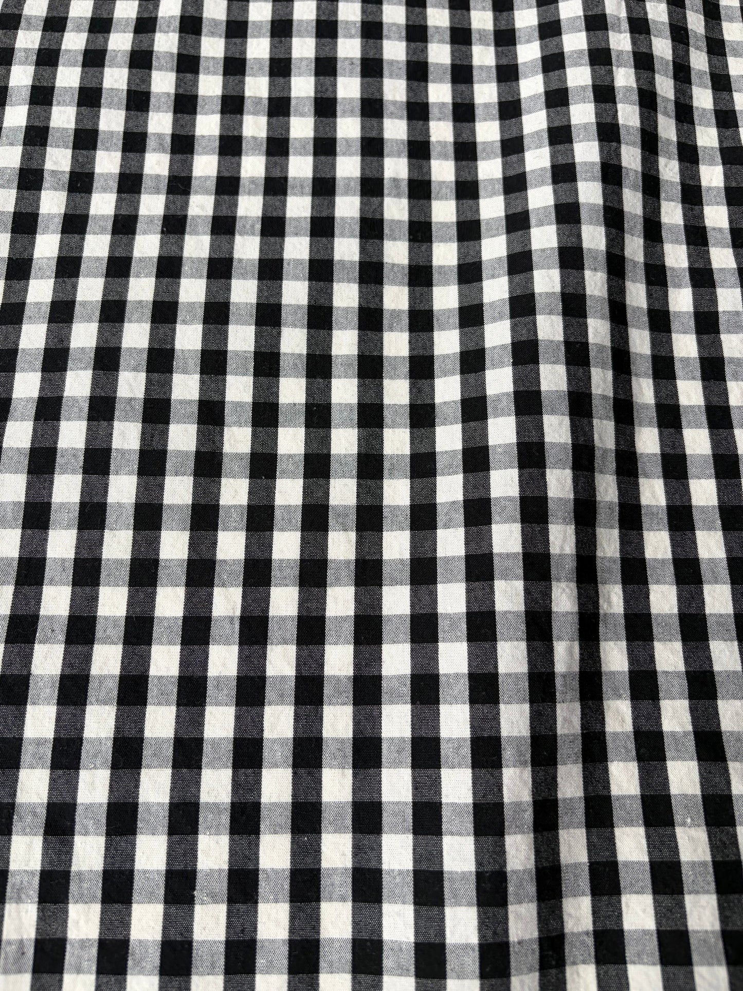 ELENA 018 heavy cotton check black/white
