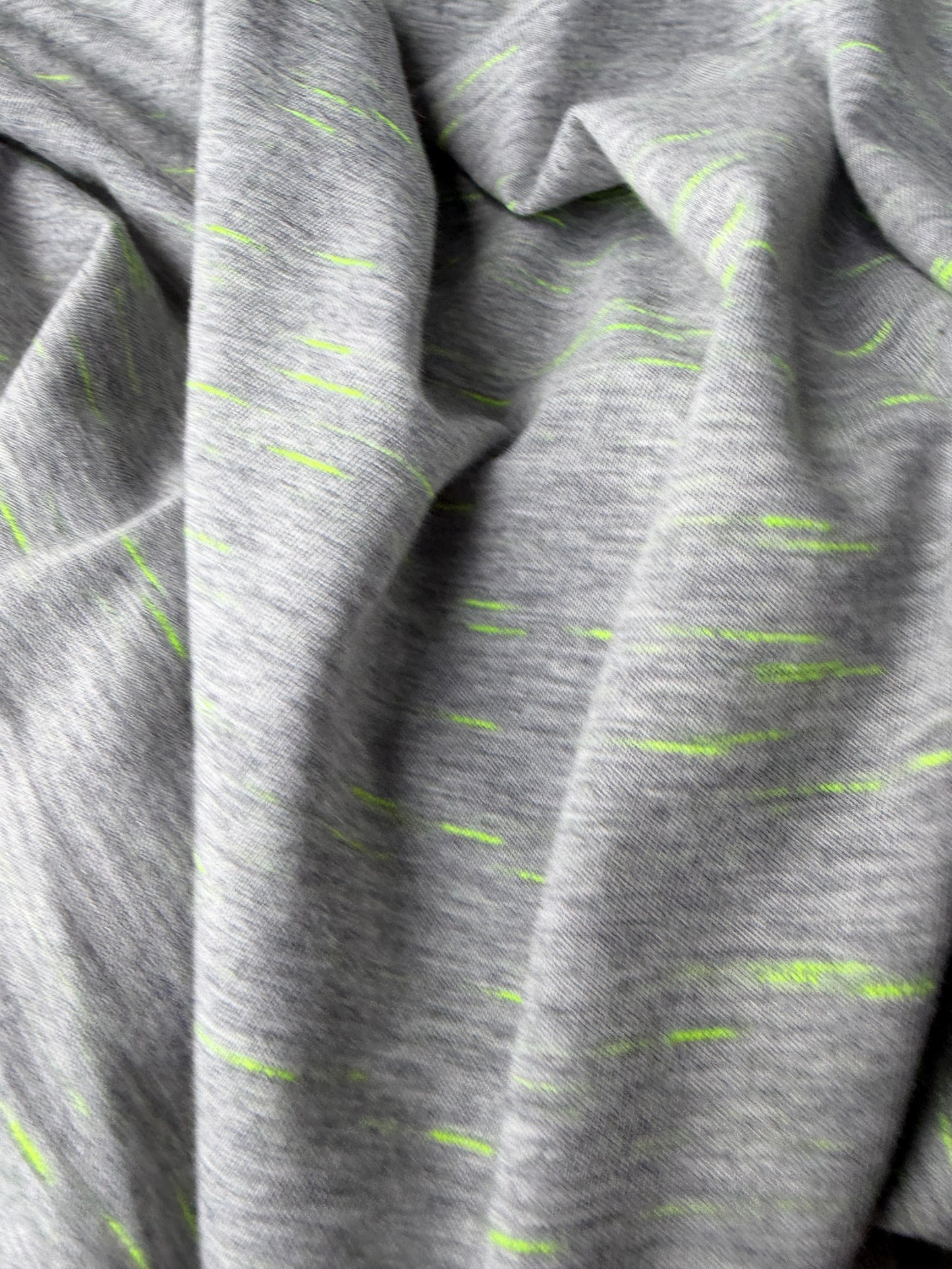 PC ELENA 019 viscose jersey with fluo green spots