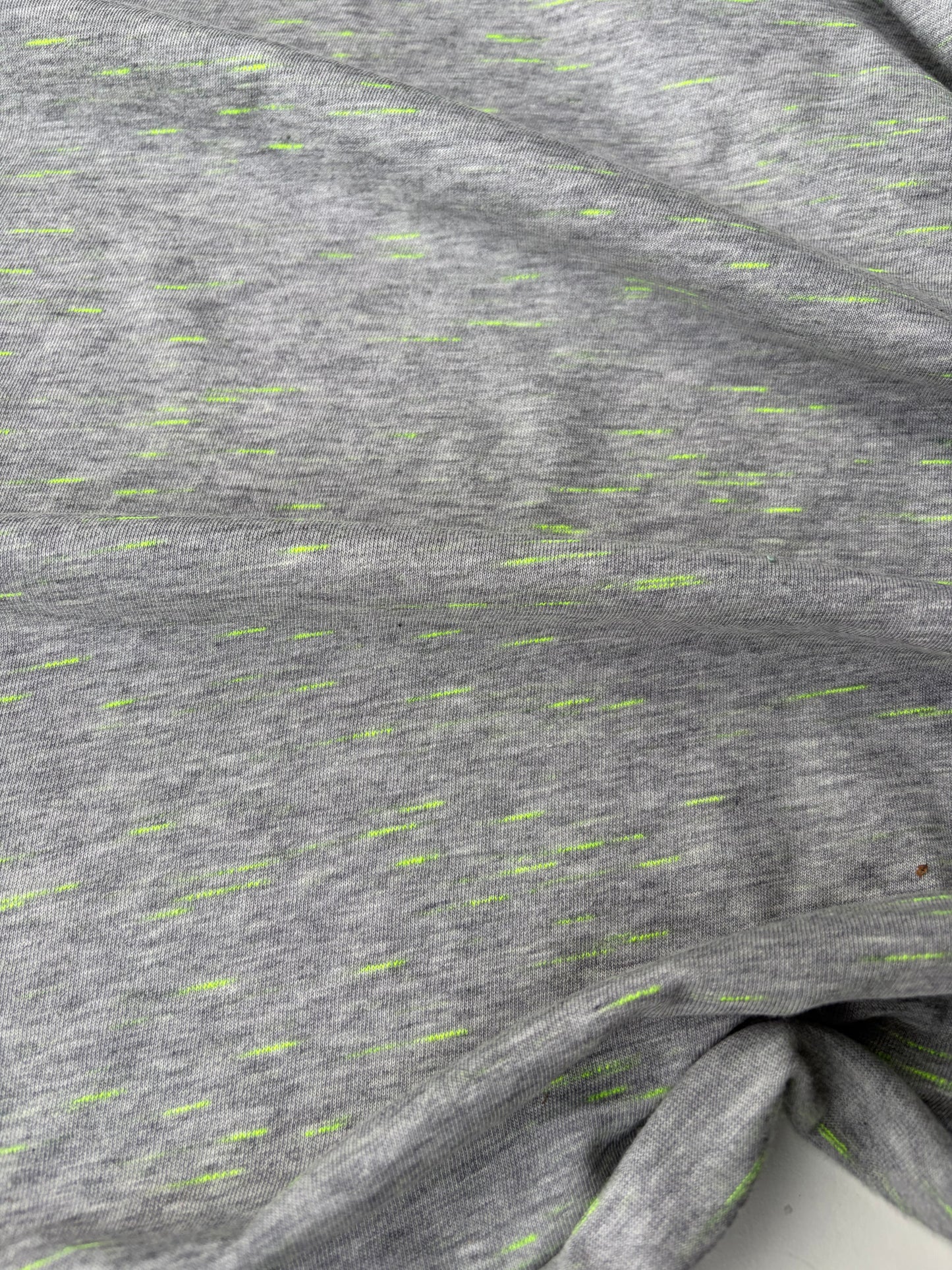 PC ELENA 019 viscose jersey with fluo green spots