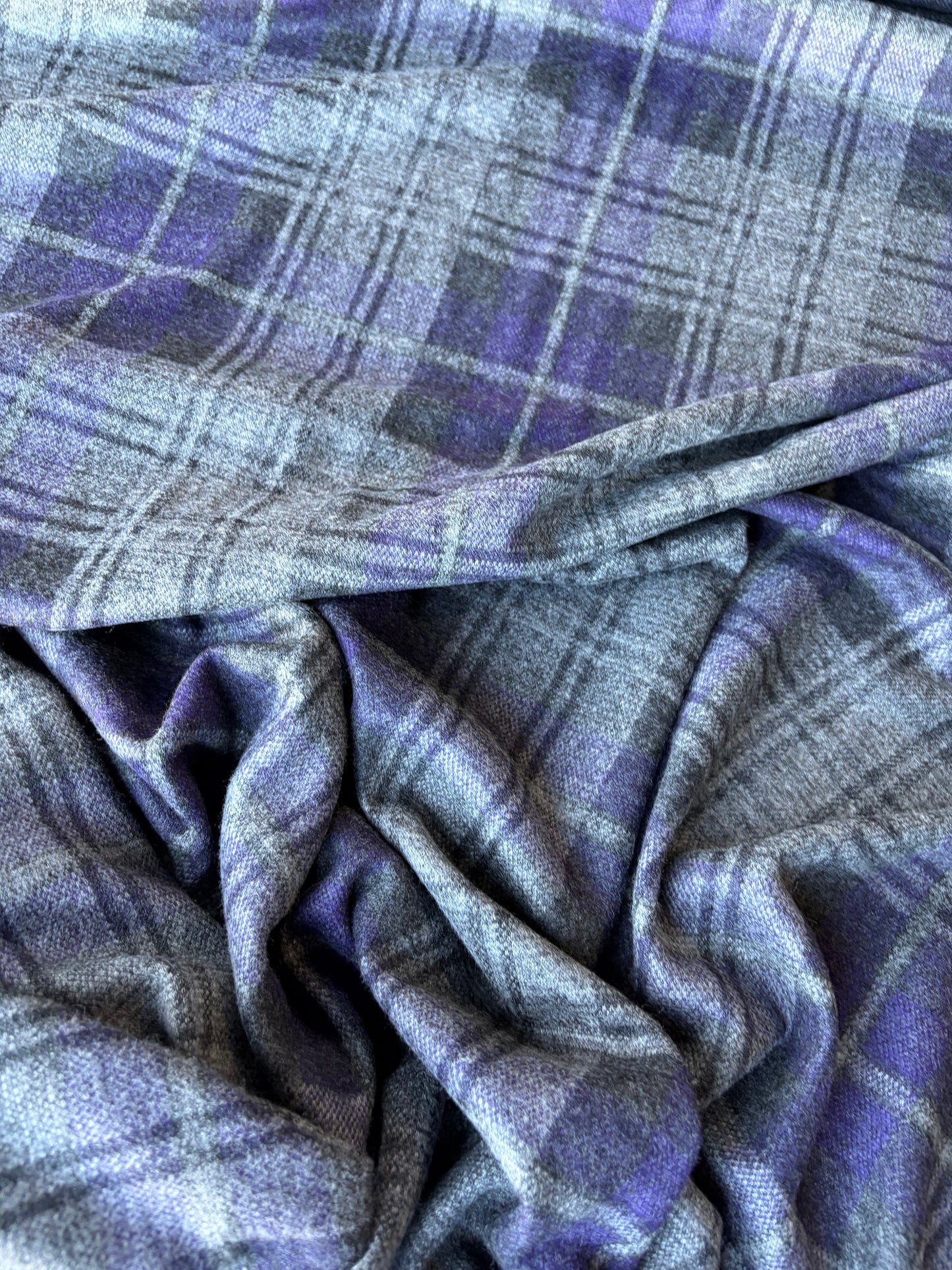 MIA 044 brushed checkered heavy jersey jacquard