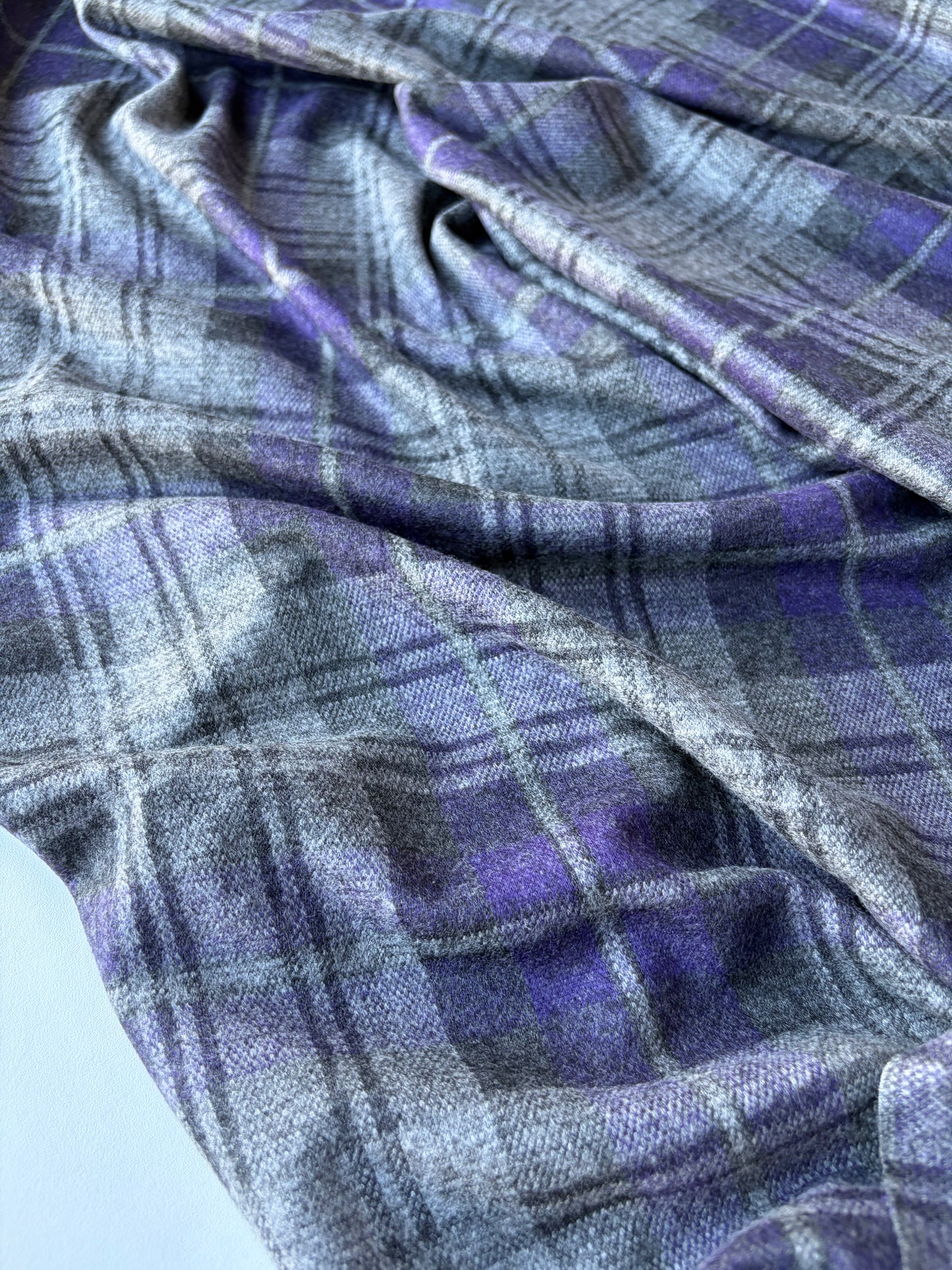 MIA 044 brushed checkered heavy jersey jacquard