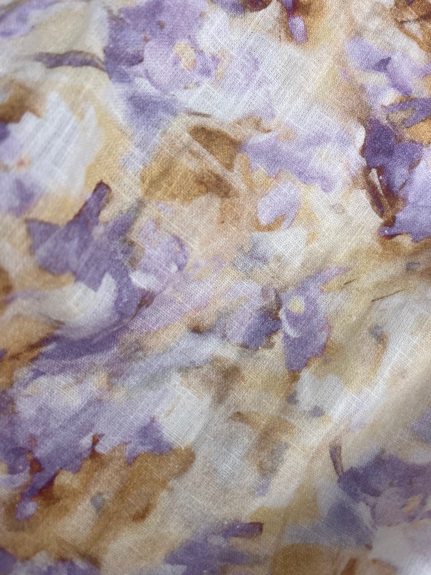 TERESA 023 Linen abstract aquarel flowers