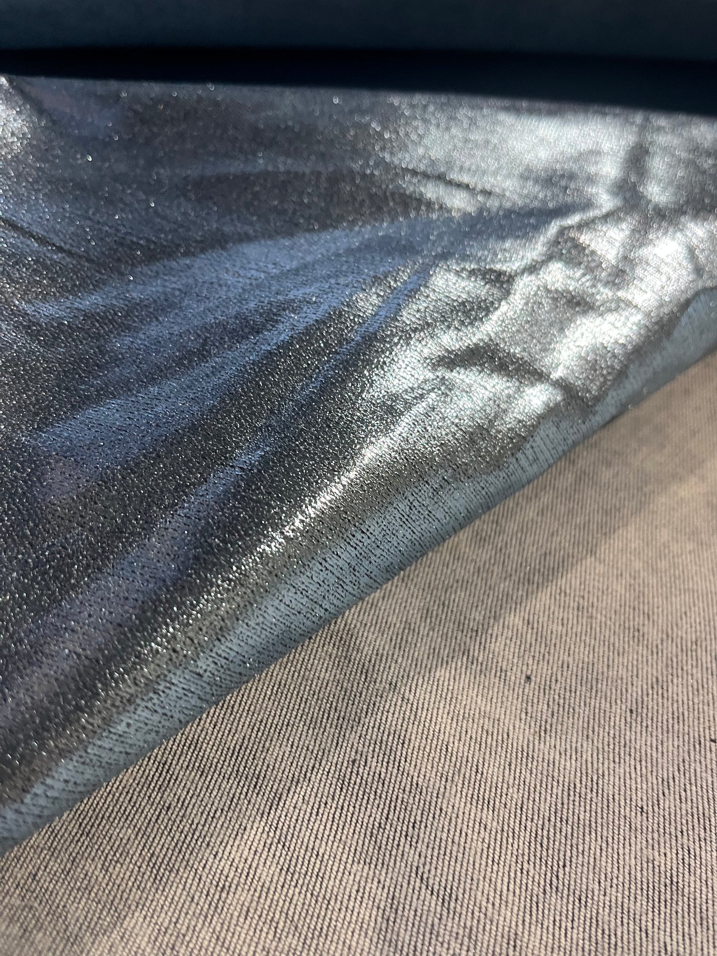 SHAFTY 016 denim with metalic blue shiny coating