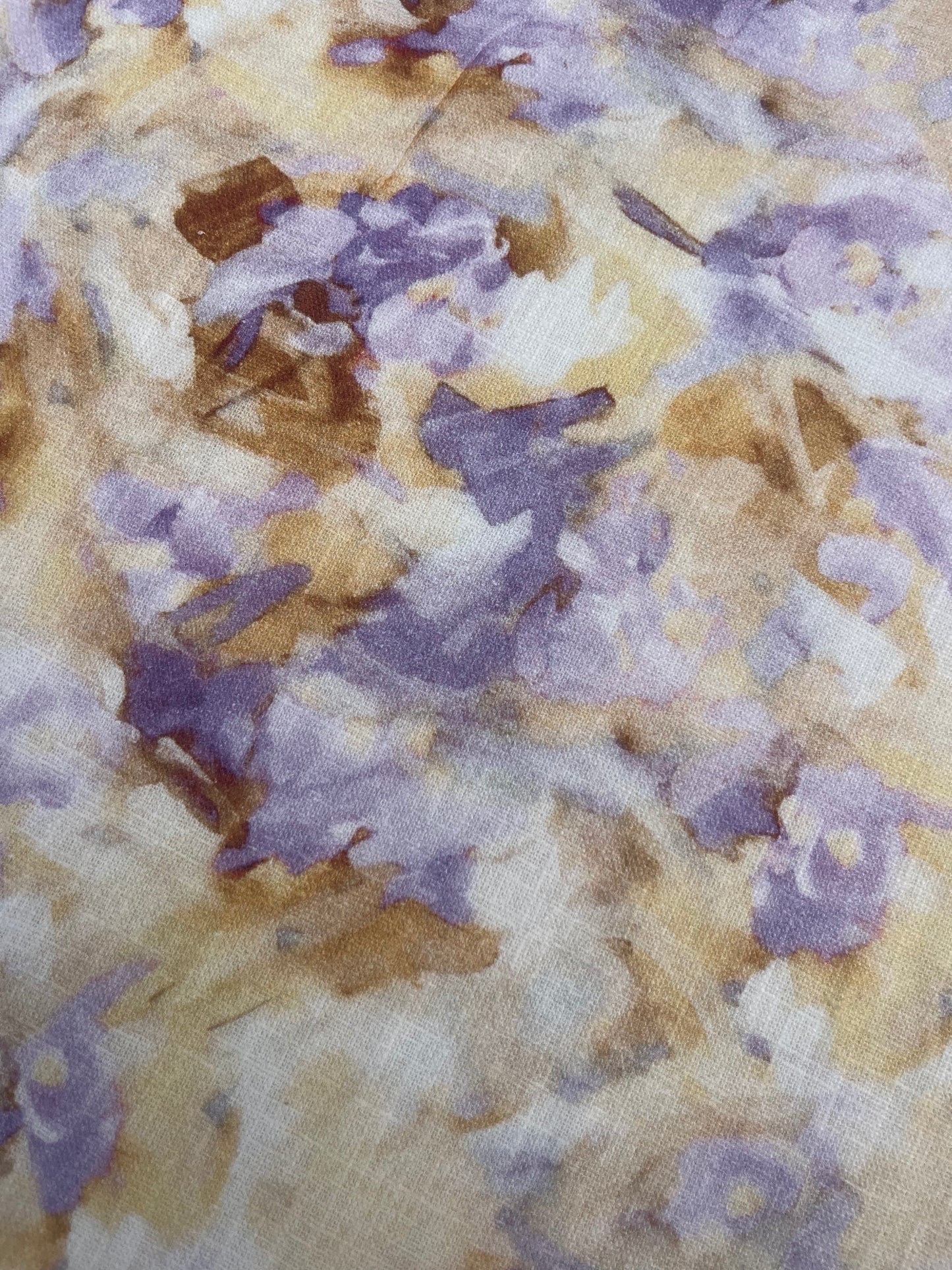 TERESA 023 Linen abstract aquarel flowers