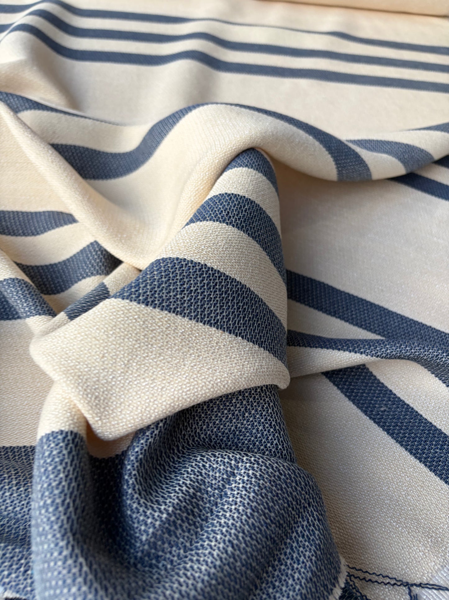 SUMMER STRIPES 001  heavy cotton structured stripes