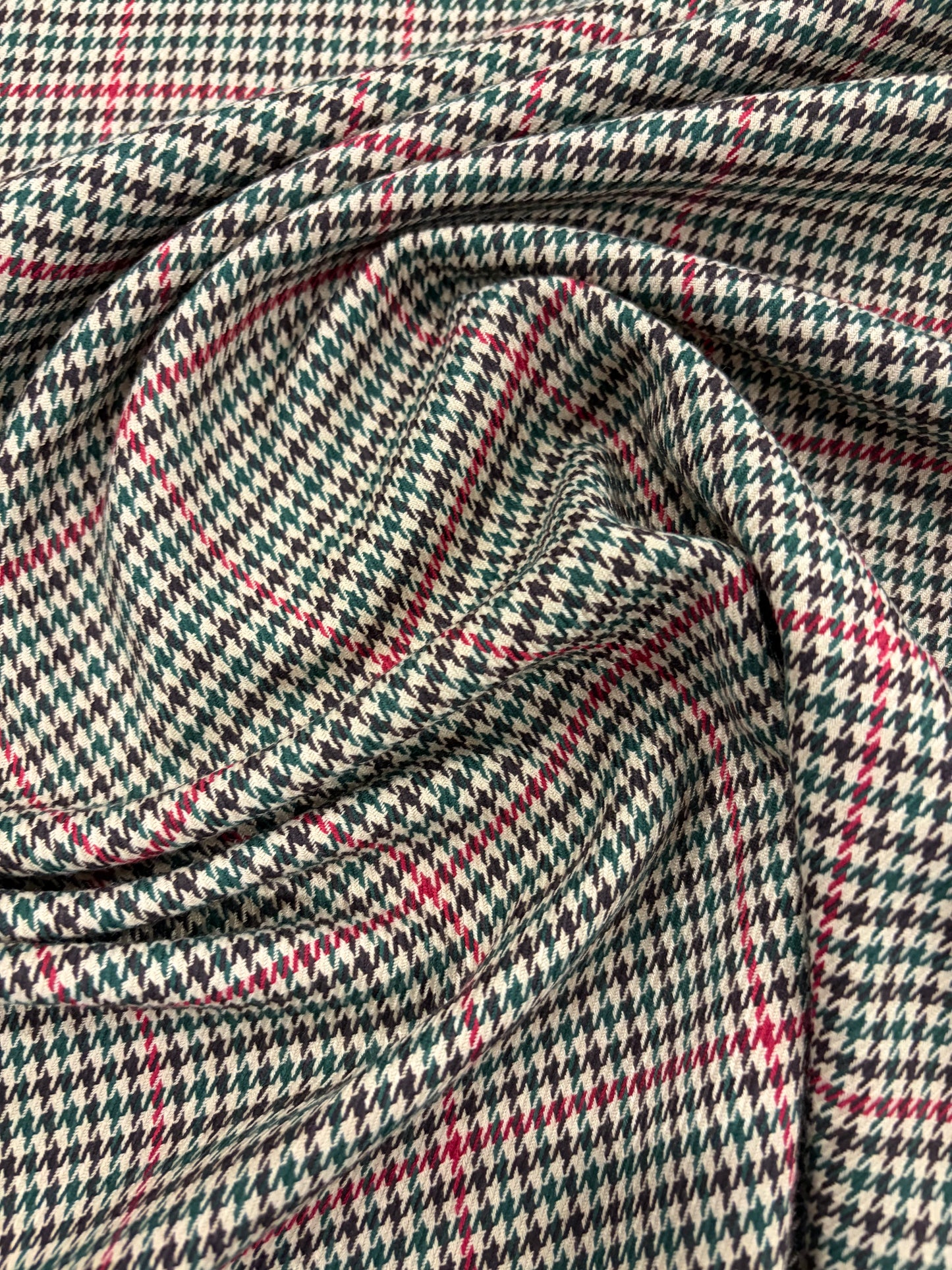 KELLY 017 pied de poule stretch fabric