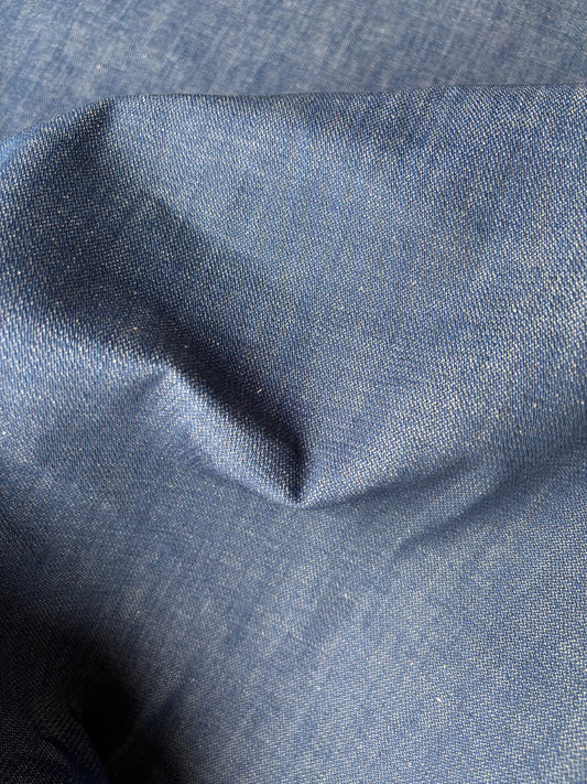 AMI 003 midweight raw denim canvas weave