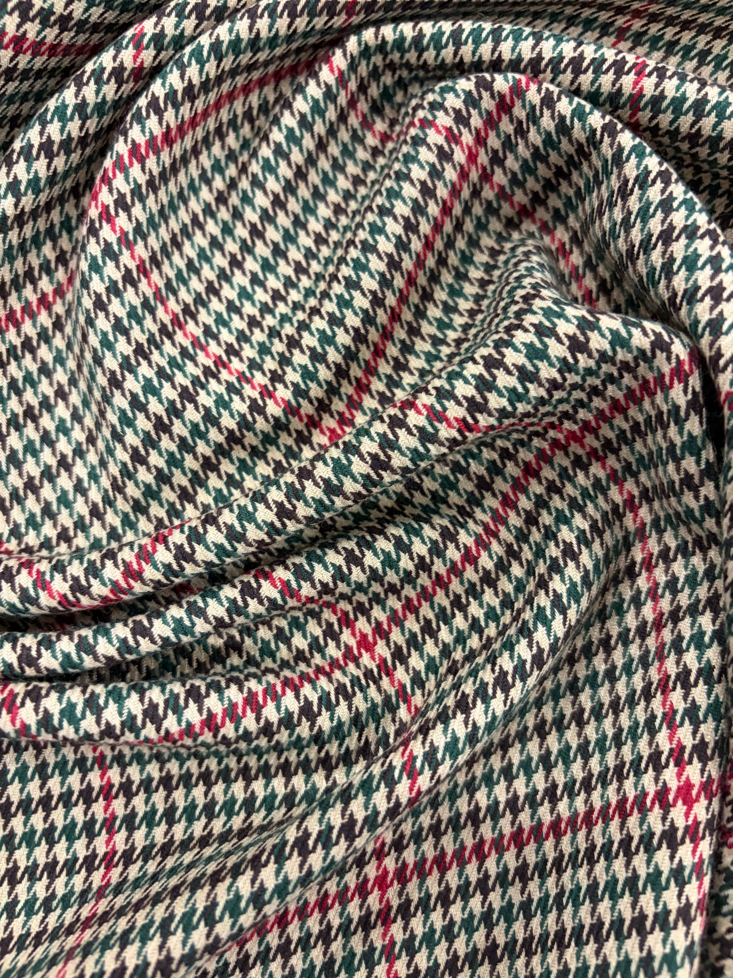 KELLY 017 pied de poule stretch fabric