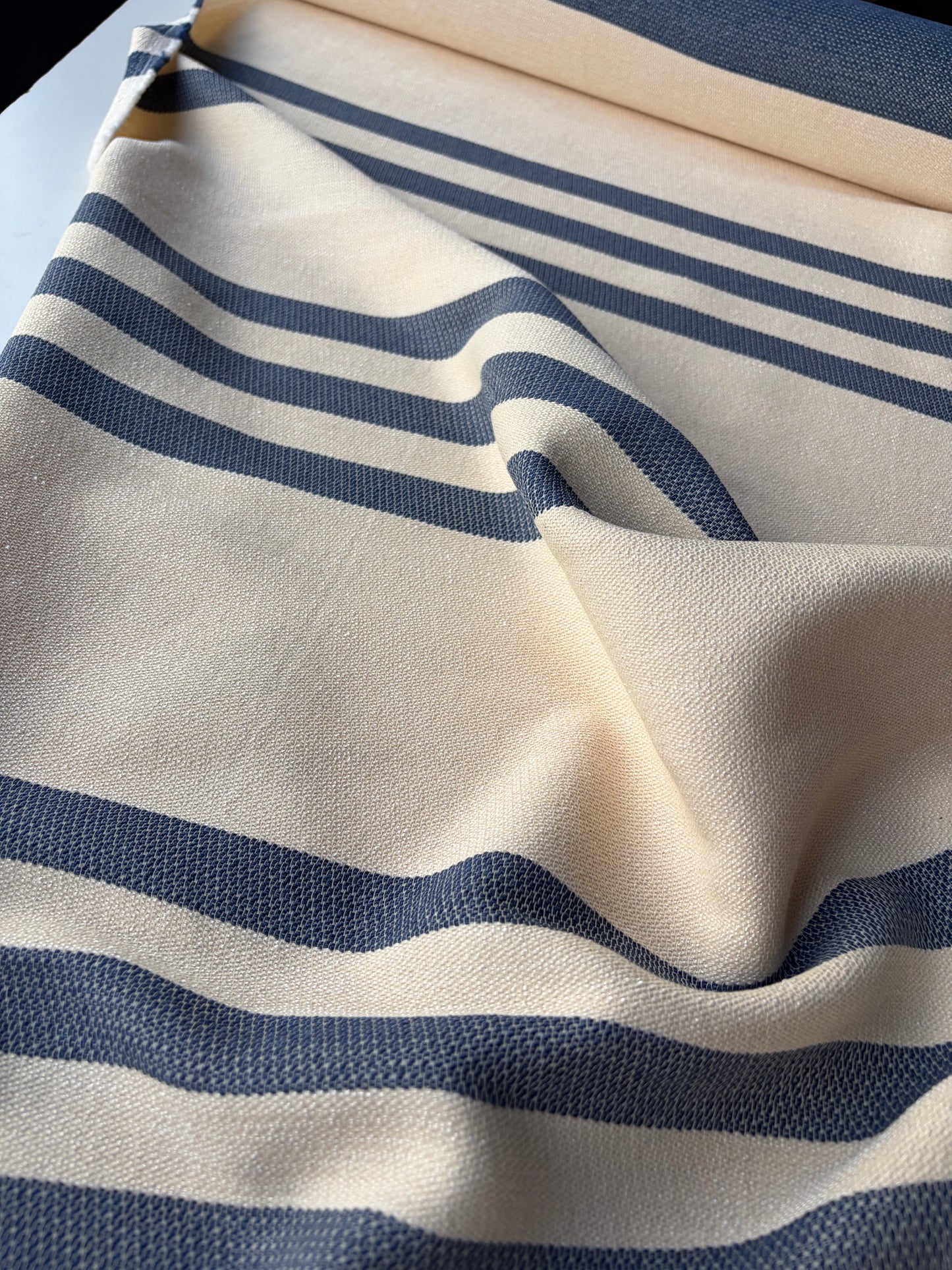 SUMMER STRIPES 001  heavy cotton structured stripes