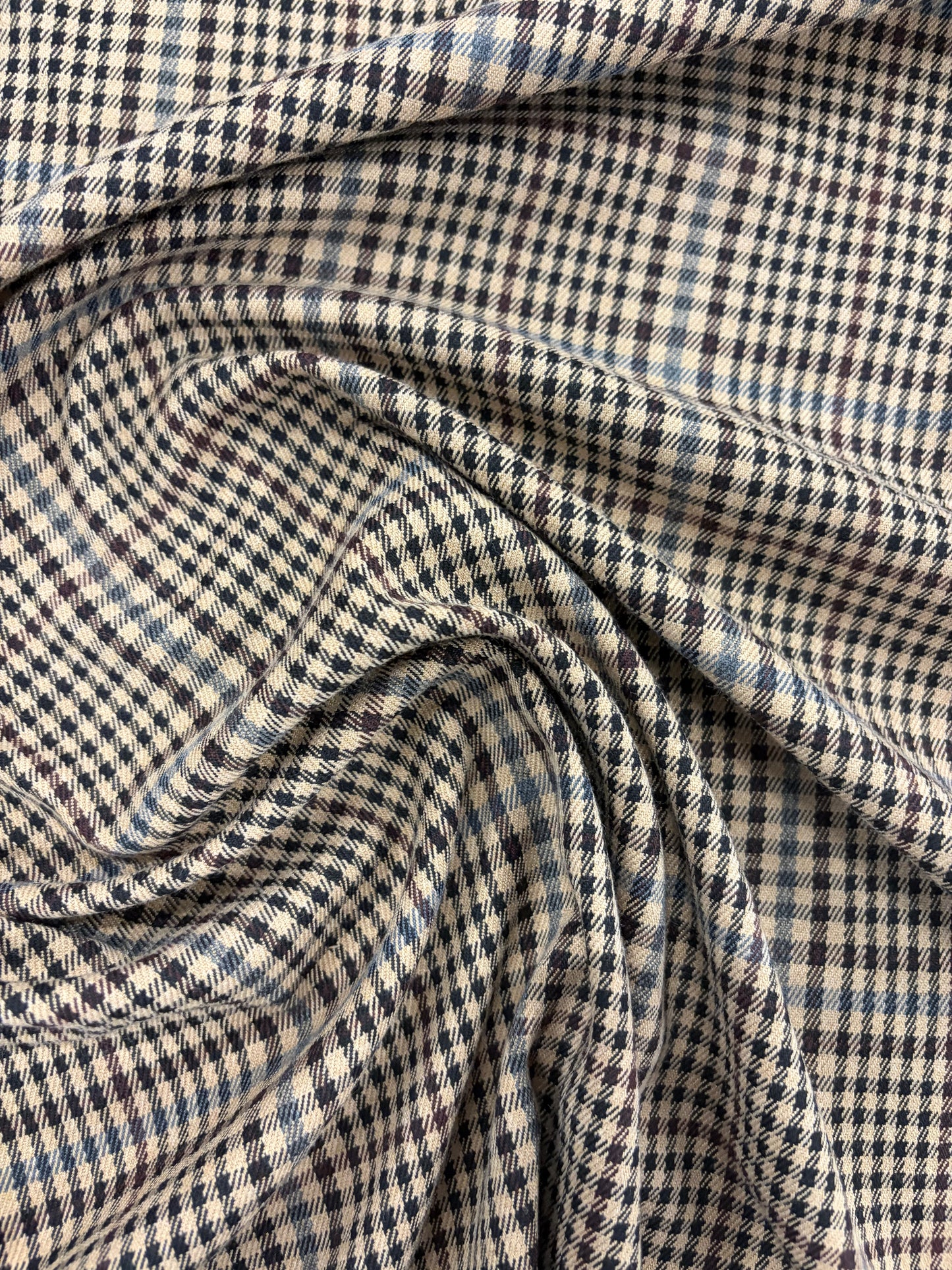 KELLY 018 checkered stretch fabric