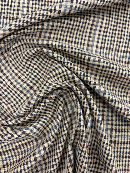 KELLY 018 checkered stretch fabric