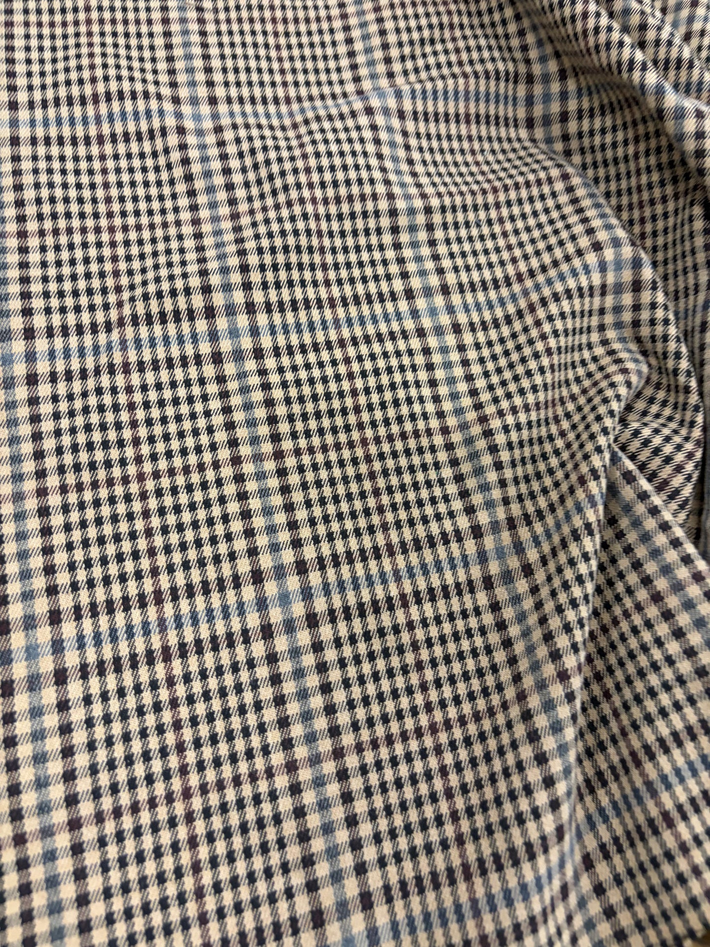KELLY 018 checkered stretch fabric