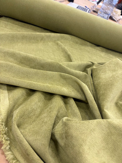 KELLY 020 olive green corduroy stretch