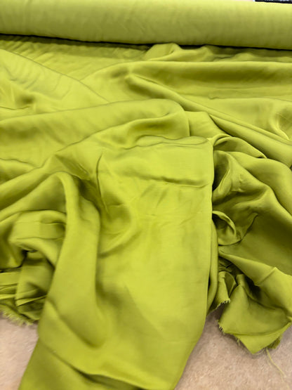 KELLY 021 satin viscose avocado colour