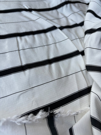 PC SUMMER STRIPES 005 black/white viscose stripes