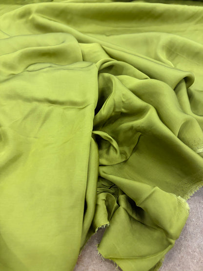 KELLY 021 satin viscose avocado colour