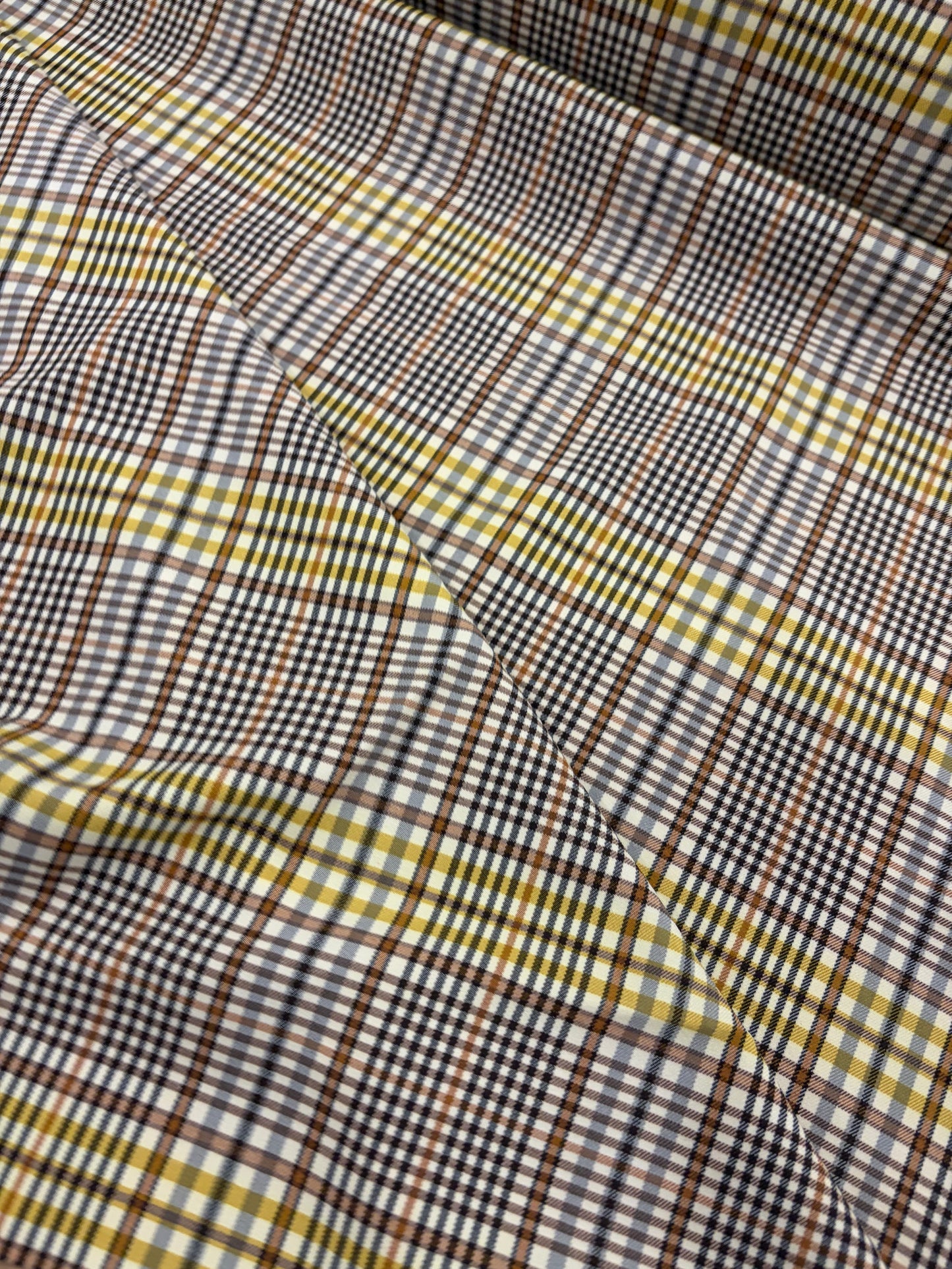KELLY 022 checkered stretch fabric