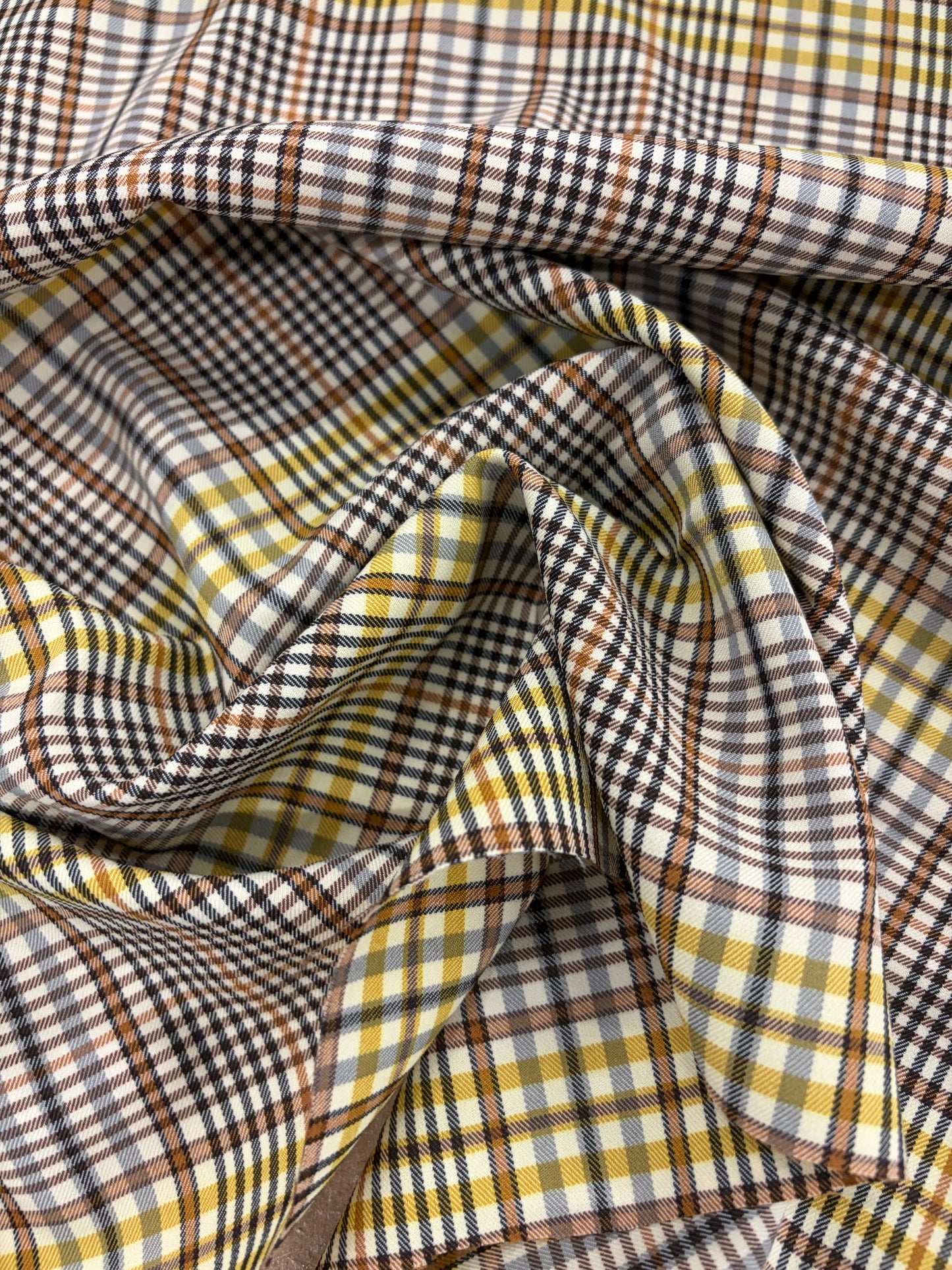 KELLY 022 checkered stretch fabric