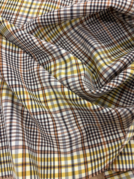 KELLY 022 checkered stretch fabric