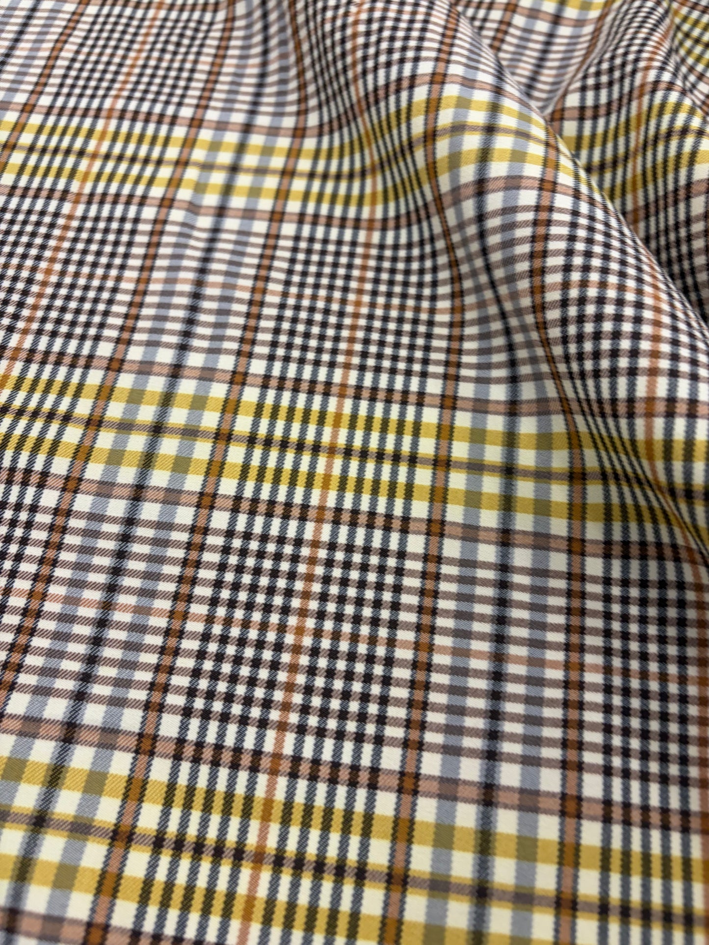 KELLY 022 checkered stretch fabric