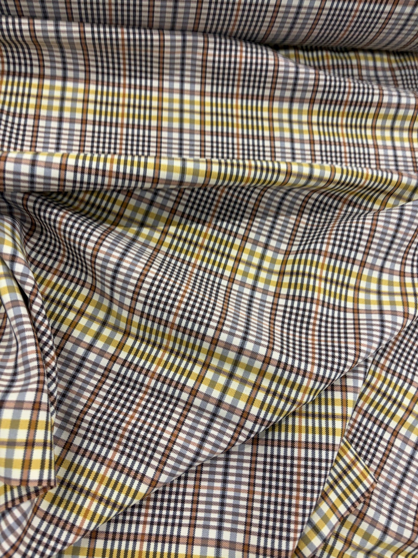 KELLY 022 checkered stretch fabric