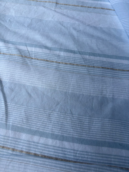 PC SUMMER STRIPES 007 light blue viscose voile stripes