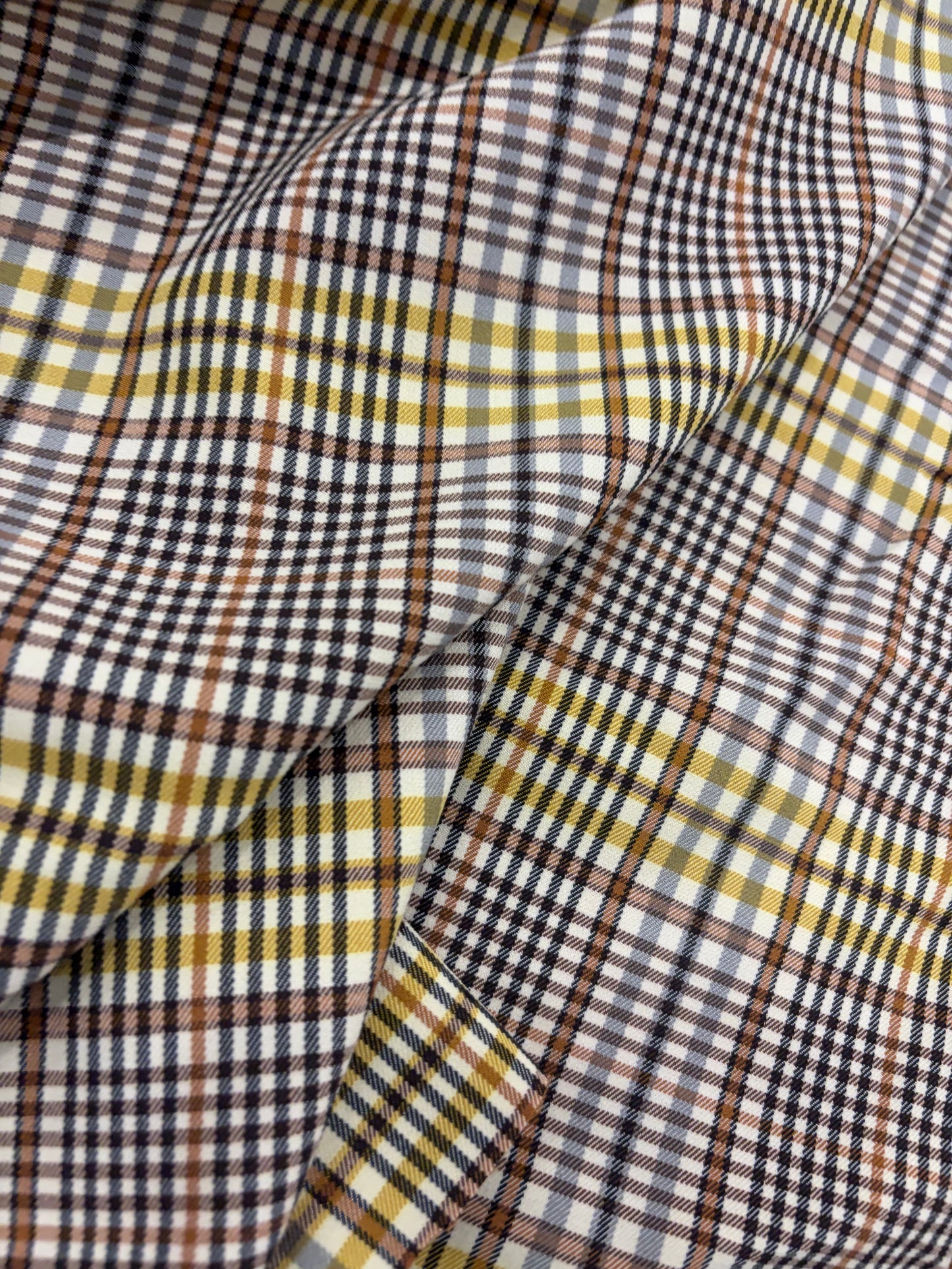 KELLY 022 checkered stretch fabric