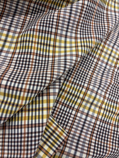 KELLY 022 checkered stretch fabric
