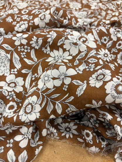 KELLY 023 indian flower print cotton voile