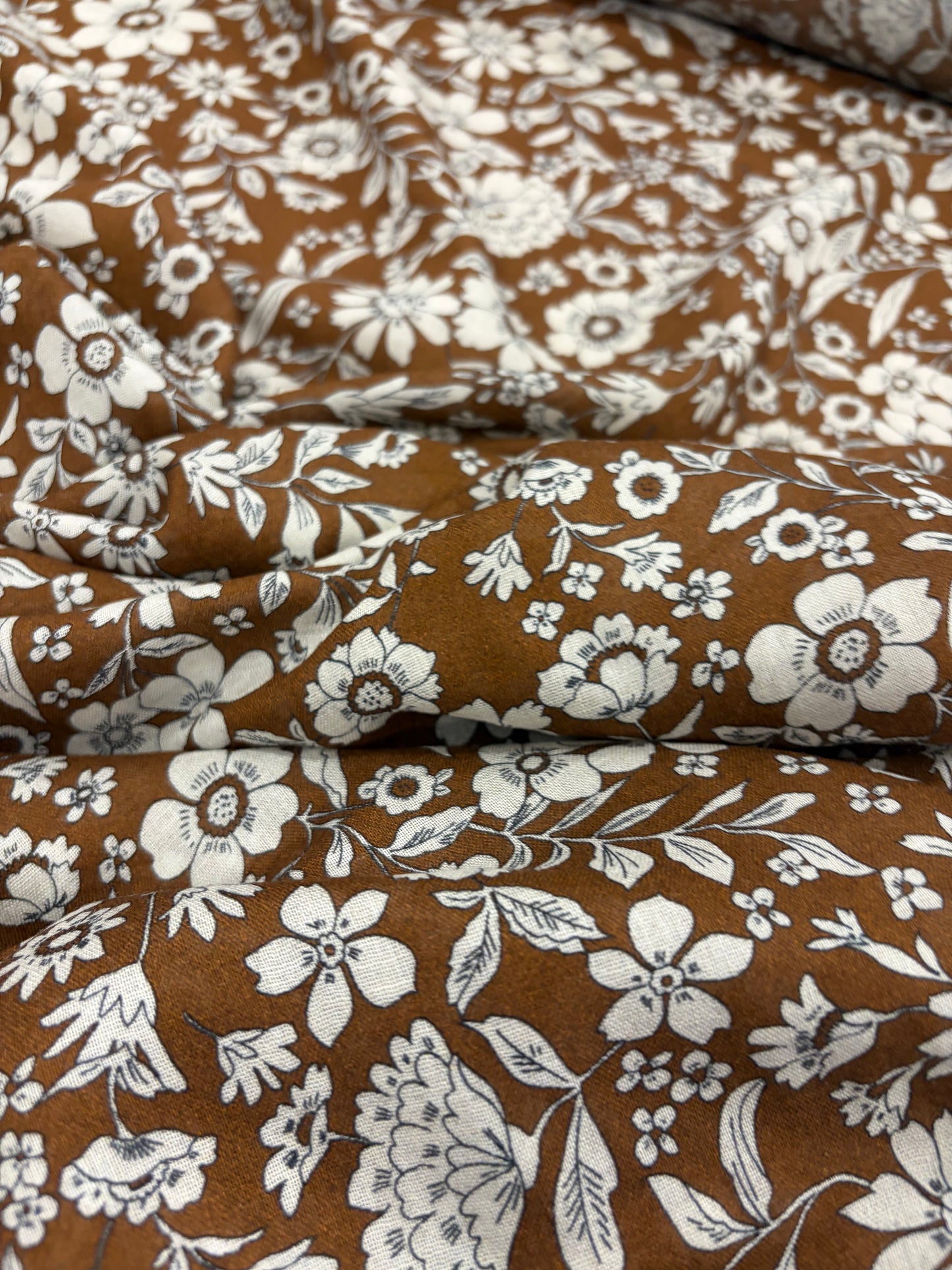 KELLY 023 indian flower print cotton voile