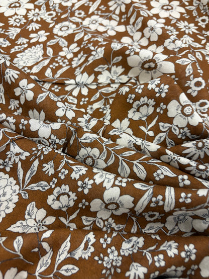 KELLY 023 indian flower print cotton voile