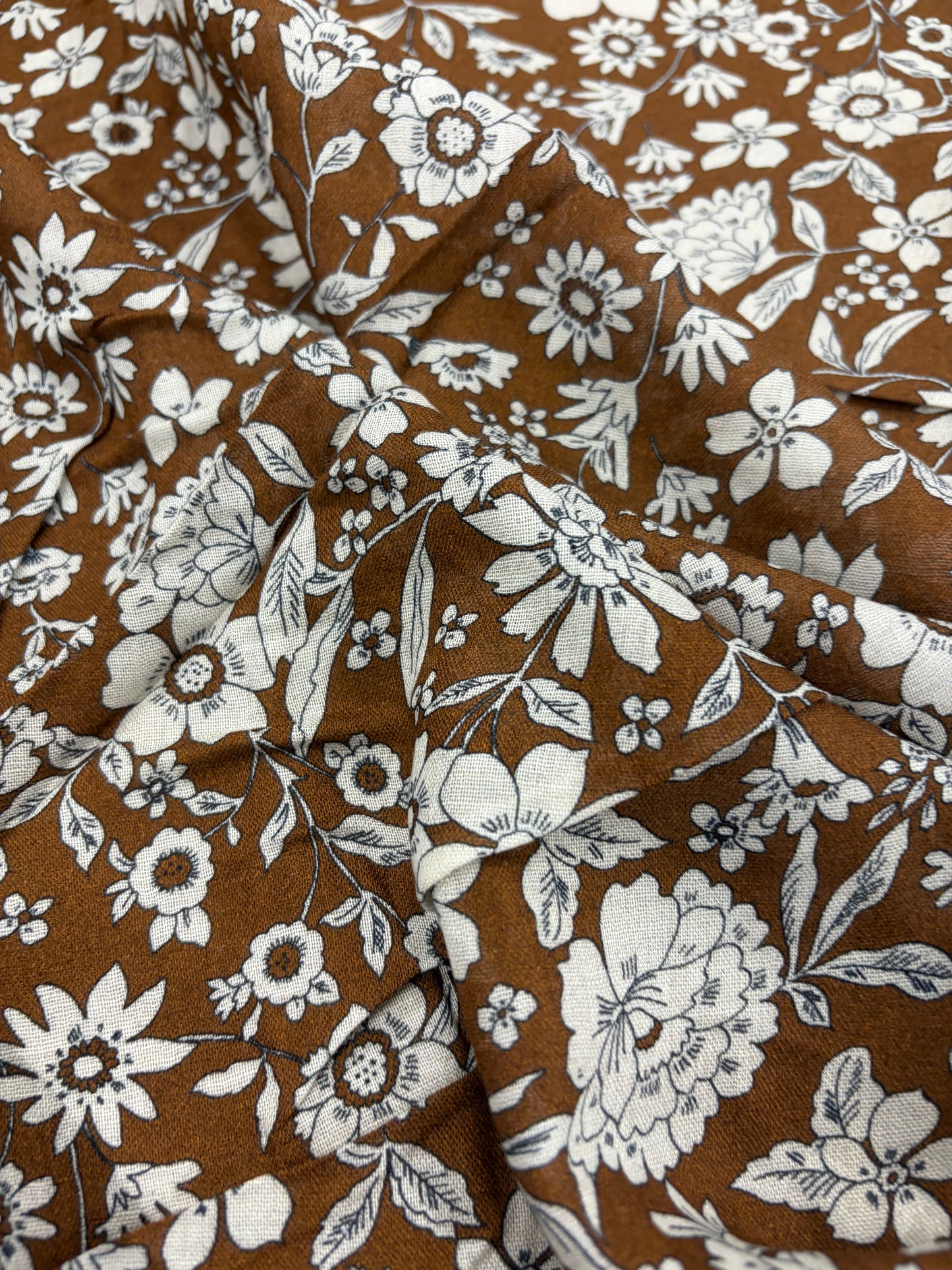 KELLY 023 indian flower print cotton voile
