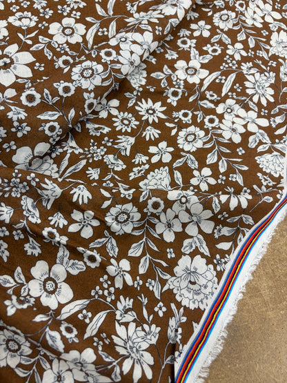 KELLY 023 indian flower print cotton voile