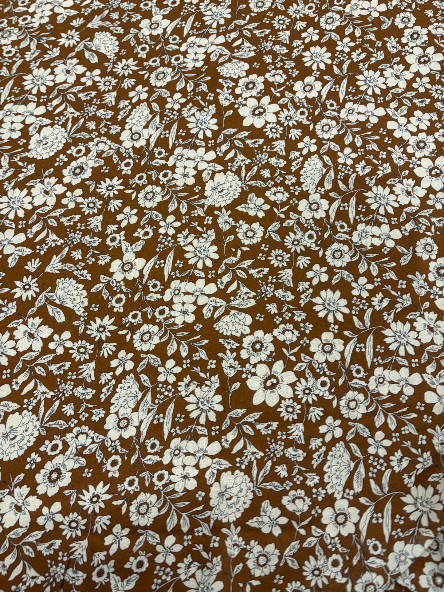 KELLY 023 indian flower print cotton voile