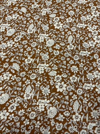 KELLY 023 indian flower print cotton voile