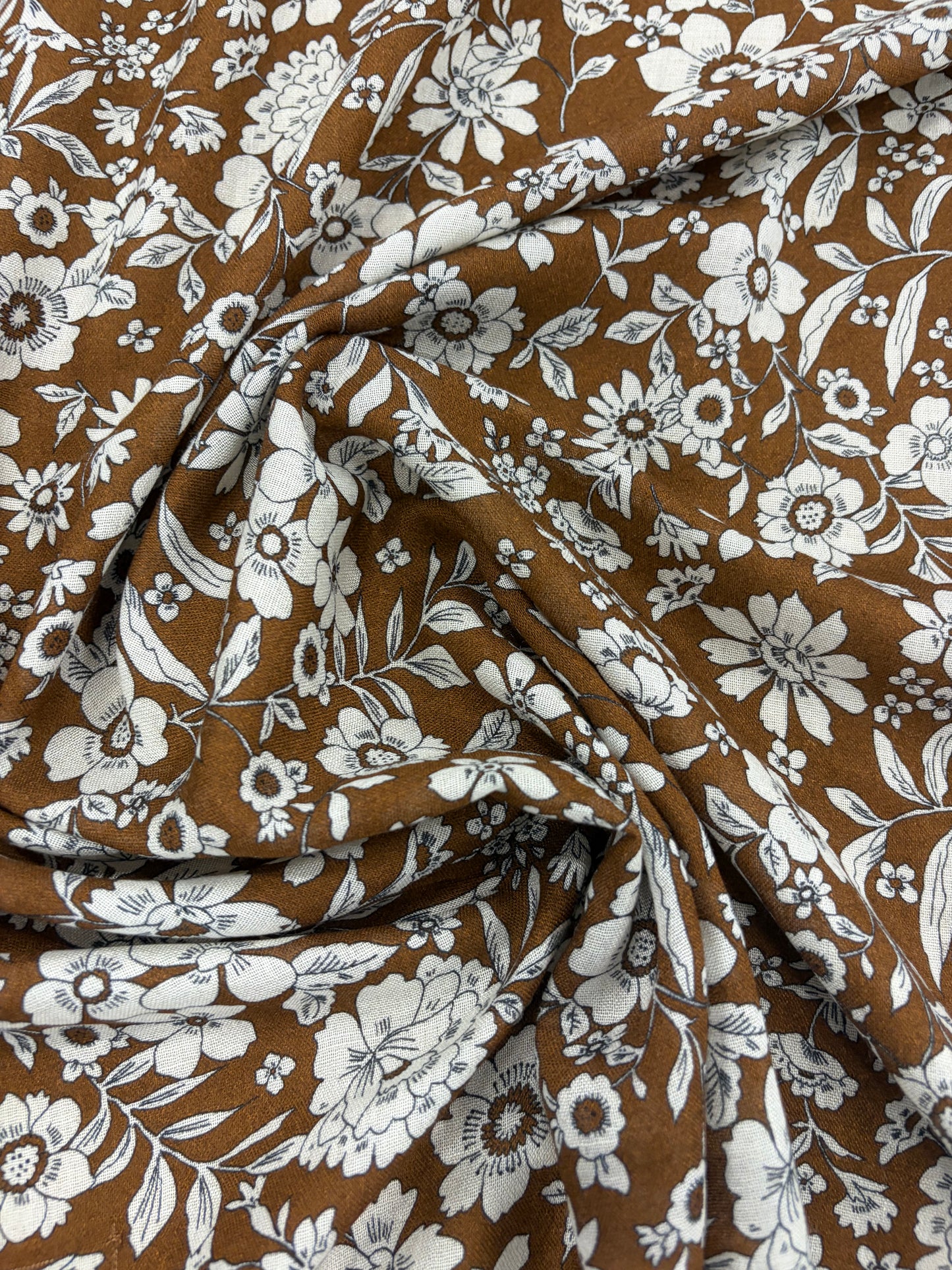KELLY 023 indian flower print cotton voile