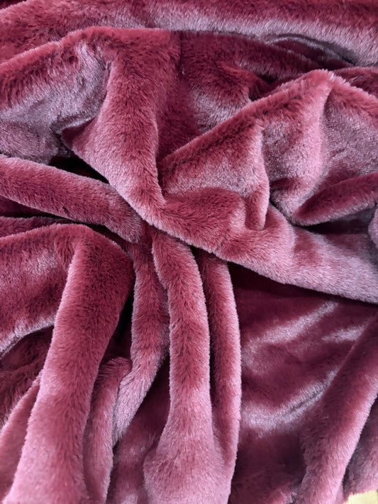 KELLY 025 aubergine cuddle minky fabrics