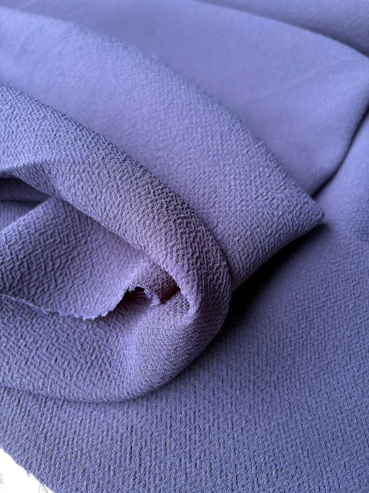 AMI 011 crêpe bi-stretch dark blue