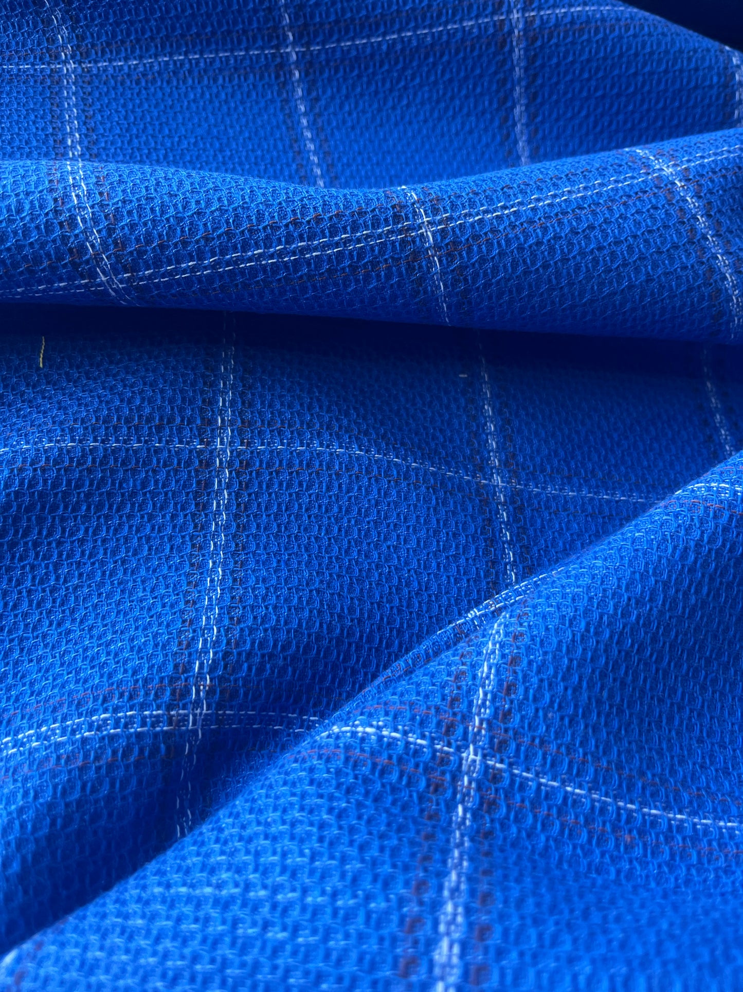 KLAAS 022 heavy cotton check royal blue