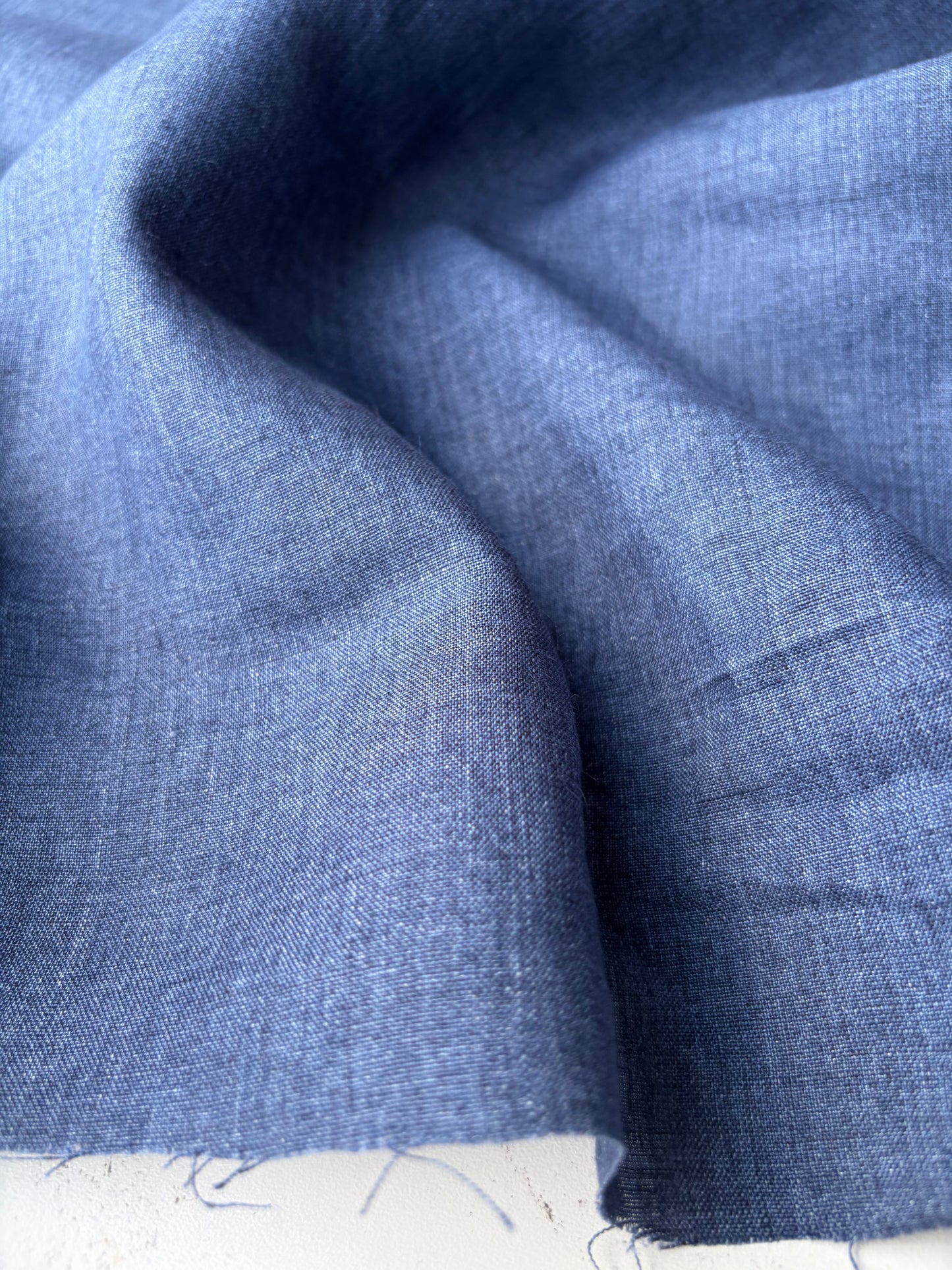 SUMMER STRIPES 012 washed linen indigo