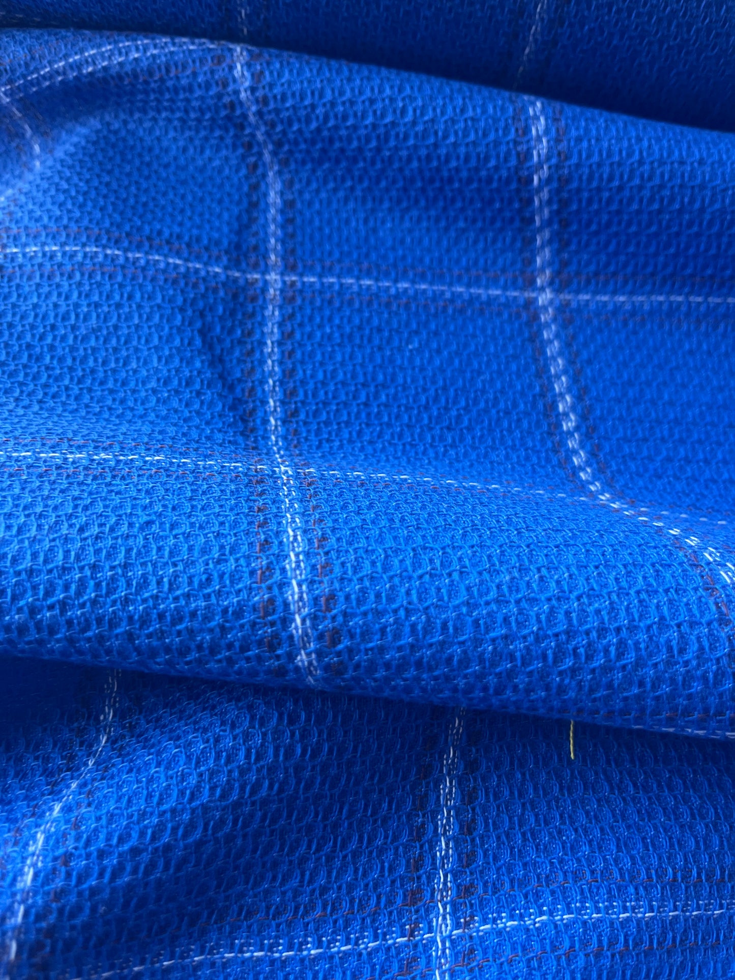 KLAAS 022 heavy cotton check royal blue