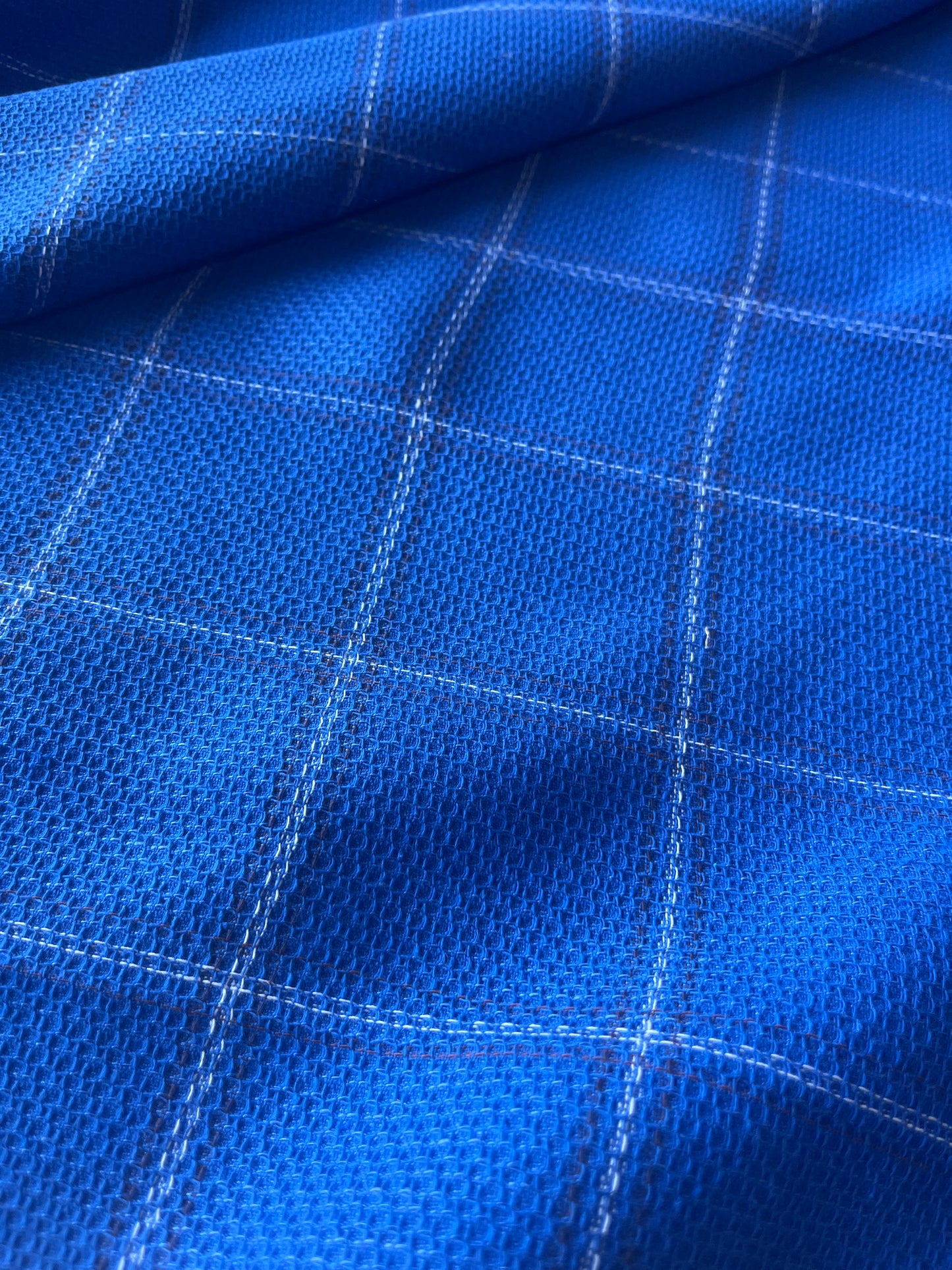 KLAAS 022 heavy cotton check royal blue