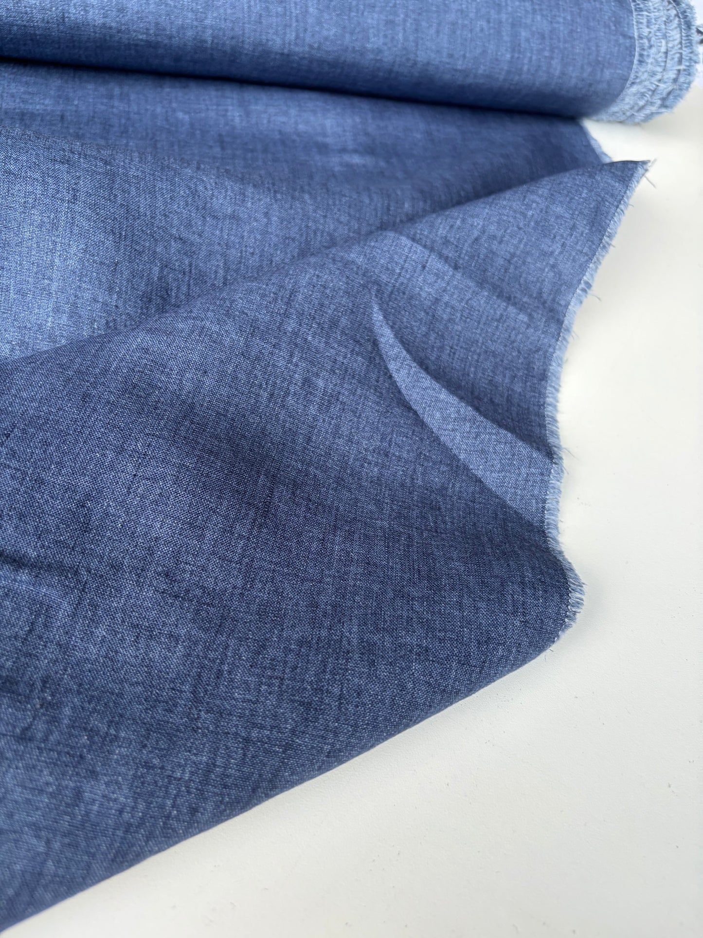 SUMMER STRIPES 012 washed linen indigo