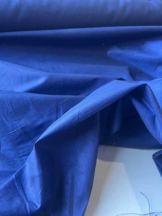 KLAAS 023 chintz cotton (shiny finish) royal blue