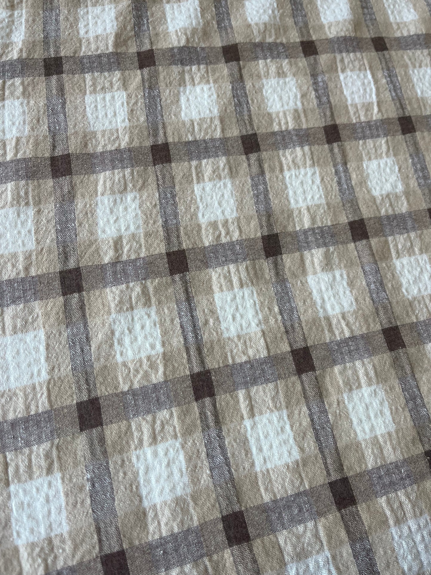 LC DONDP 014 cotton seersucker check
