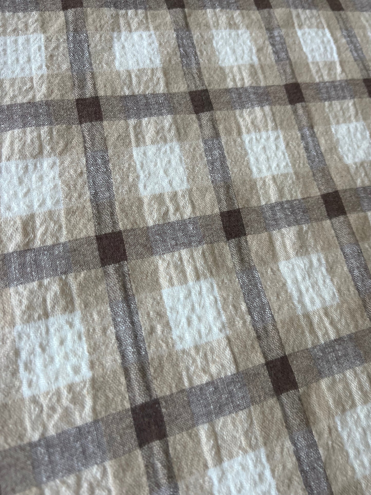 LC DONDP 014 cotton seersucker check